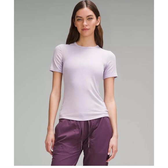 lululemon athletica Tops - 💜 lululemon Hold Tight Short Sleeve ribbed modal shirt in lavender